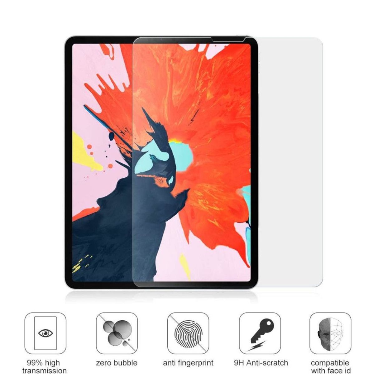 GENERICO - Protector de Pantalla Mica de Vidrio para iPad Pro 11 Air 4ta 5ta Ge