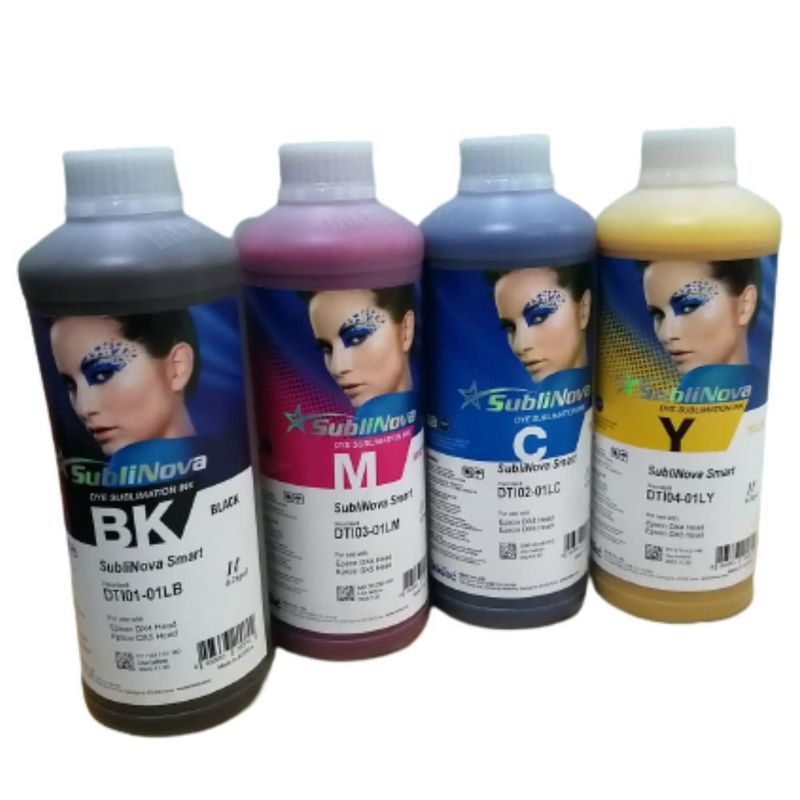 GENERICO - Tinta De Sublimación Pack Sublinova 1 Litro Negro Cyan Yellow Magenta