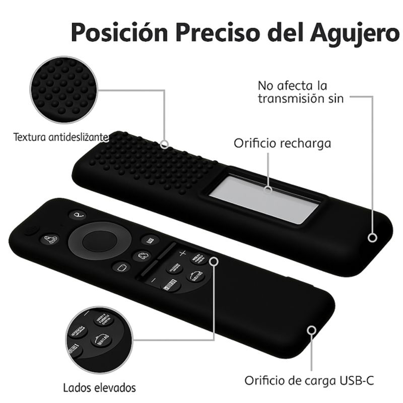 GENERICO - Funda Protector De Control Samsung Solar 2022 2023 - NEGRO