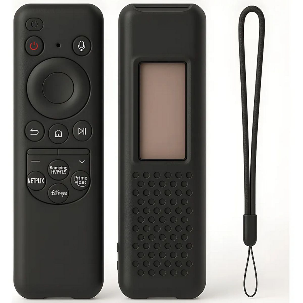 GENERICO - Funda Para Control Samsung Solar Smart Tv 2023 -  Negro
