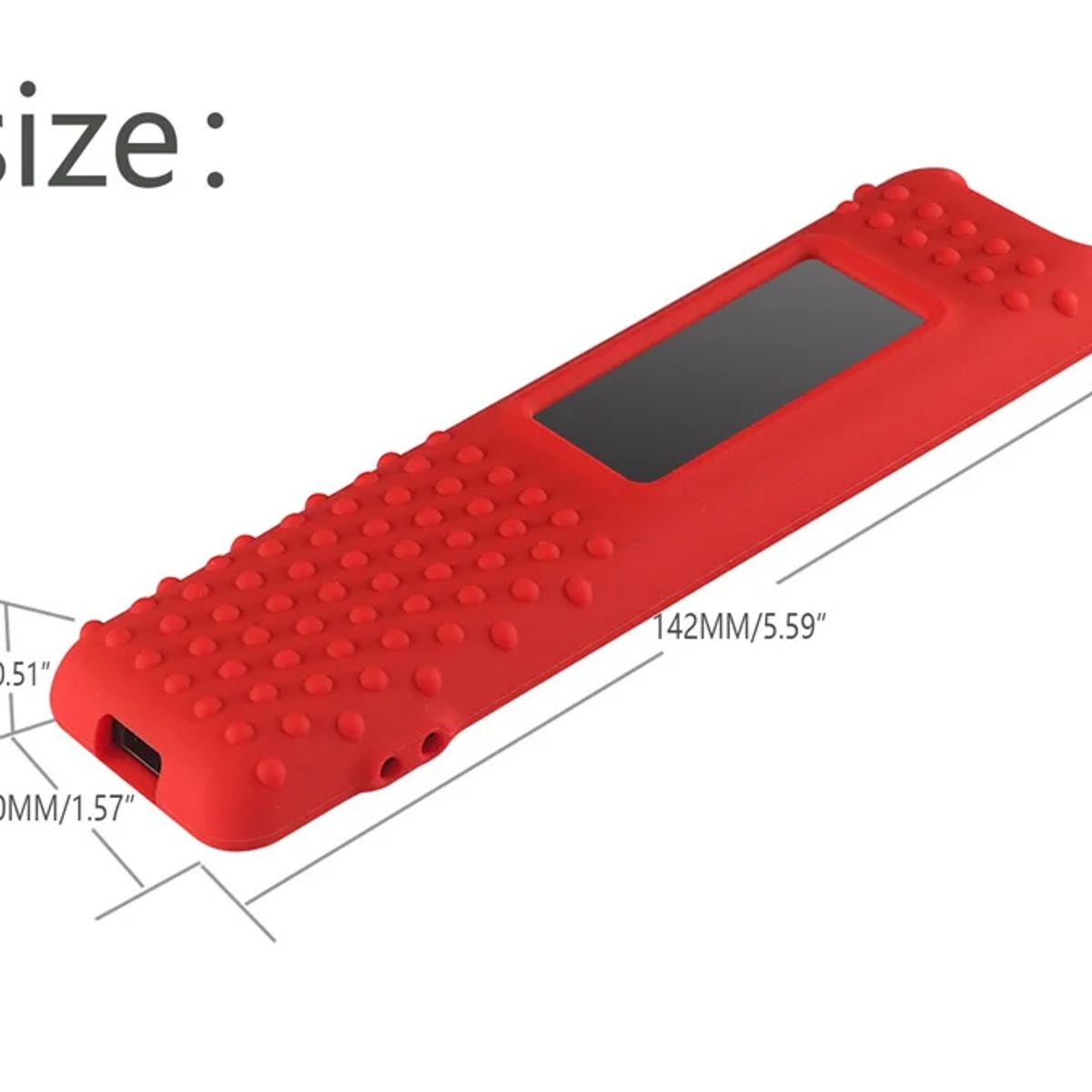 GENERICO - Funda Protector De Control Samsung Solar 2023 - ROJO