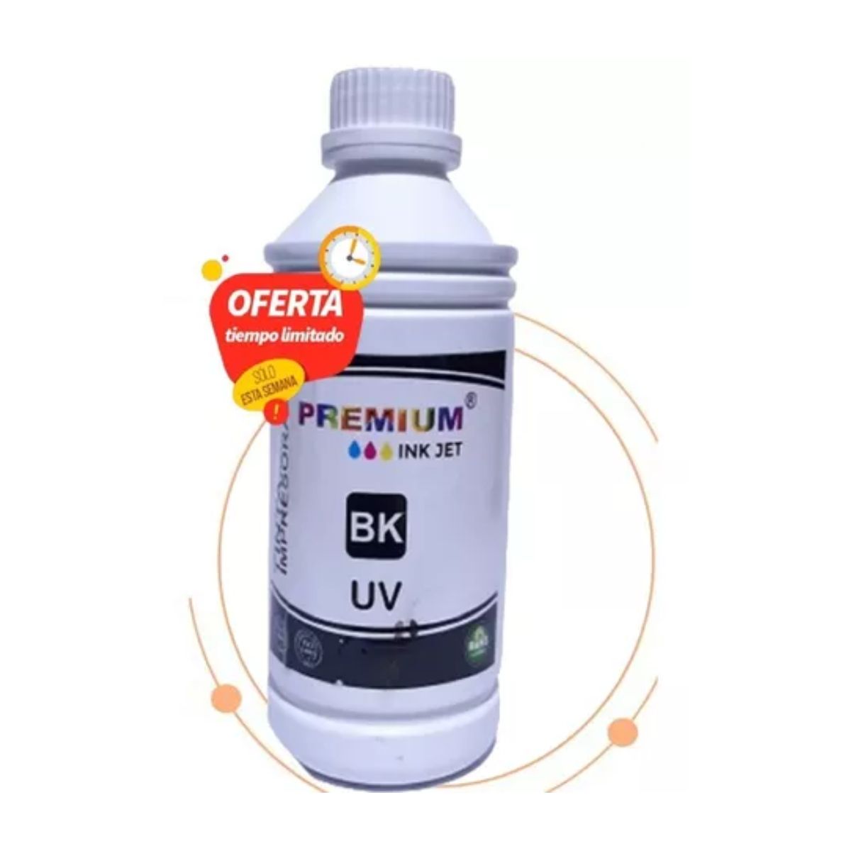 PREMIUM INK JET - Tinta PREMIUM UV Black Hp Canon Epson Brother