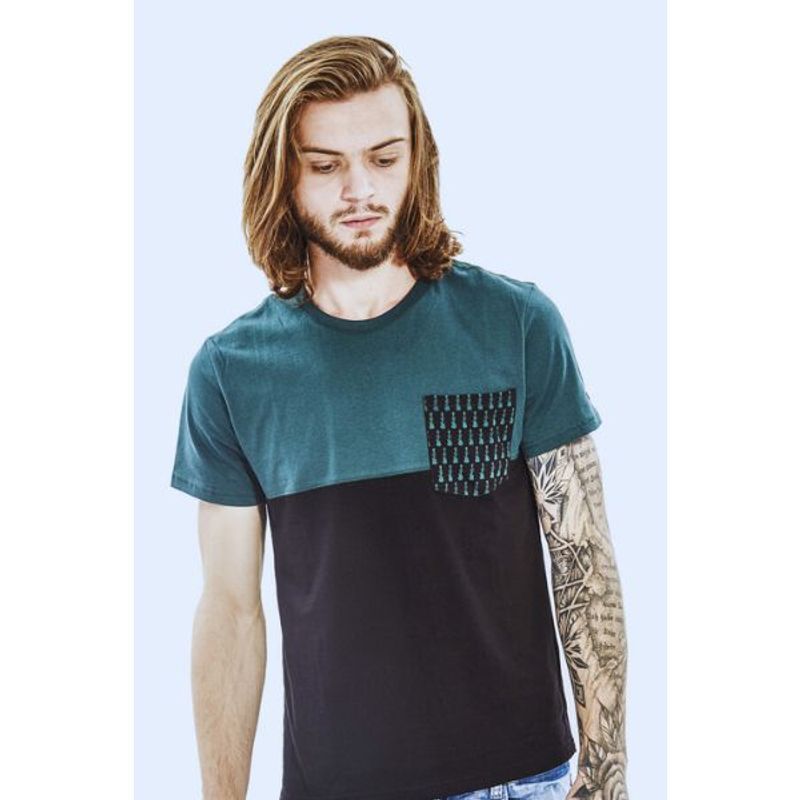 ALDO'S SINCE 1986 - 0104023217-ALDOS-POLO SLIM FIT 2 COLORES BOLSILLO ESTAMPADO GUITARRAS