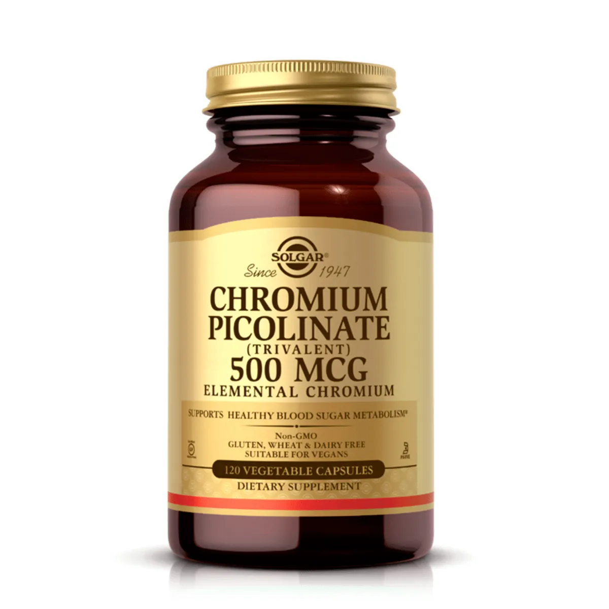 SOLGAR - Chromium Picolinate 500MCG 120 Cap