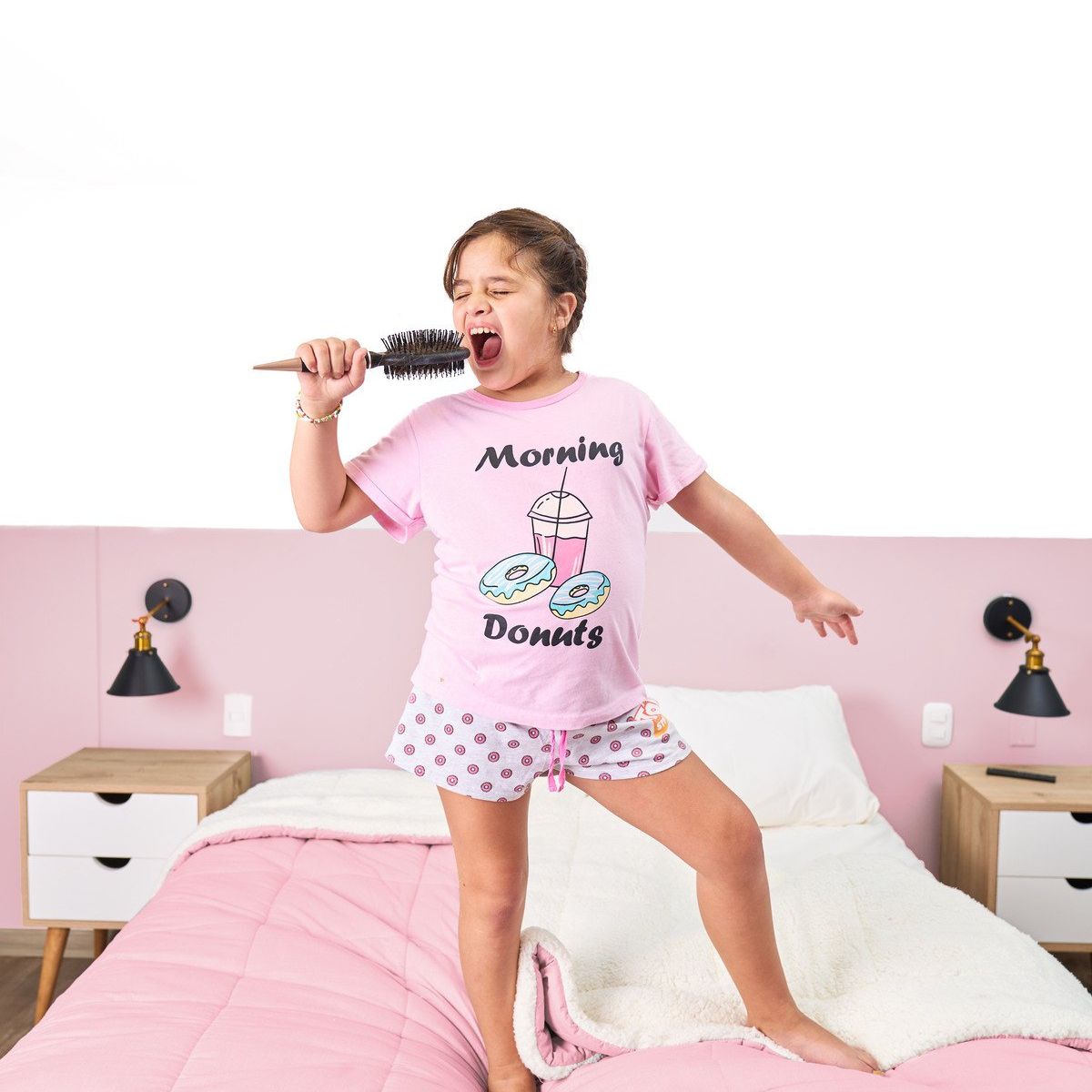 COBITEX HOME - Edredón king rosado con reversible de corderito cobitex