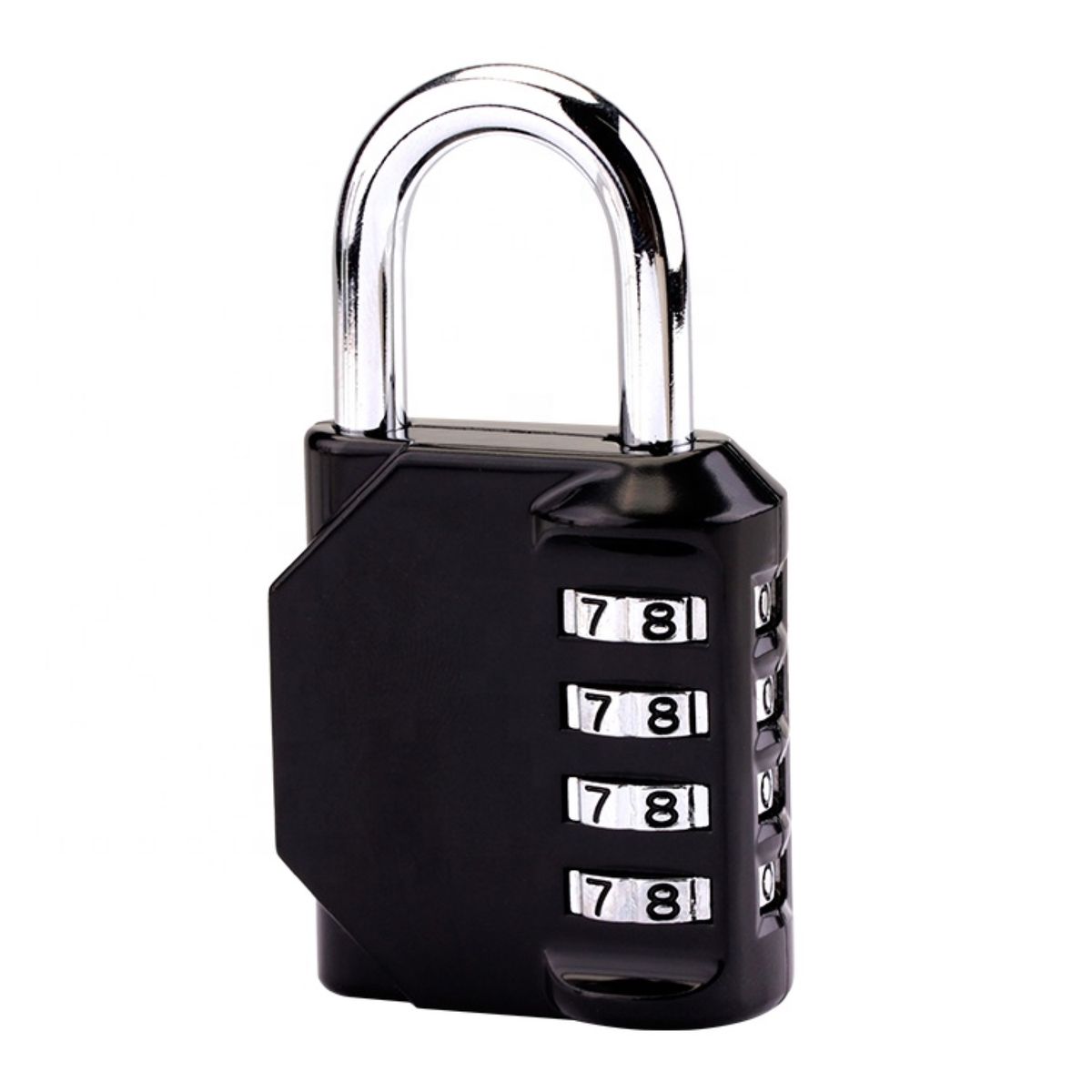 GENERICO - Candado con clave de 4 dígitos - Negro
