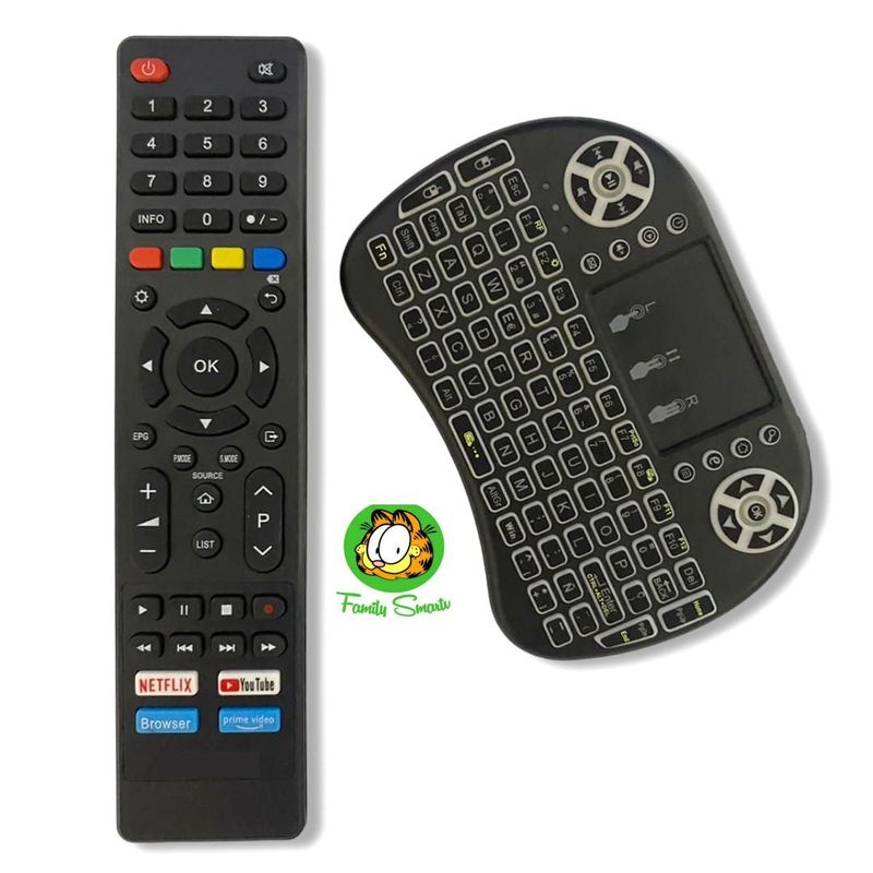 Control remoto Hyundai Smart Android tv Mini Teclado UNIVERSAL
