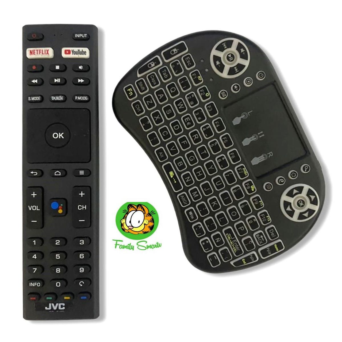 GENERICO - Control Remoto Para Tv Jvc Lt-58kb618  Mini Teclado