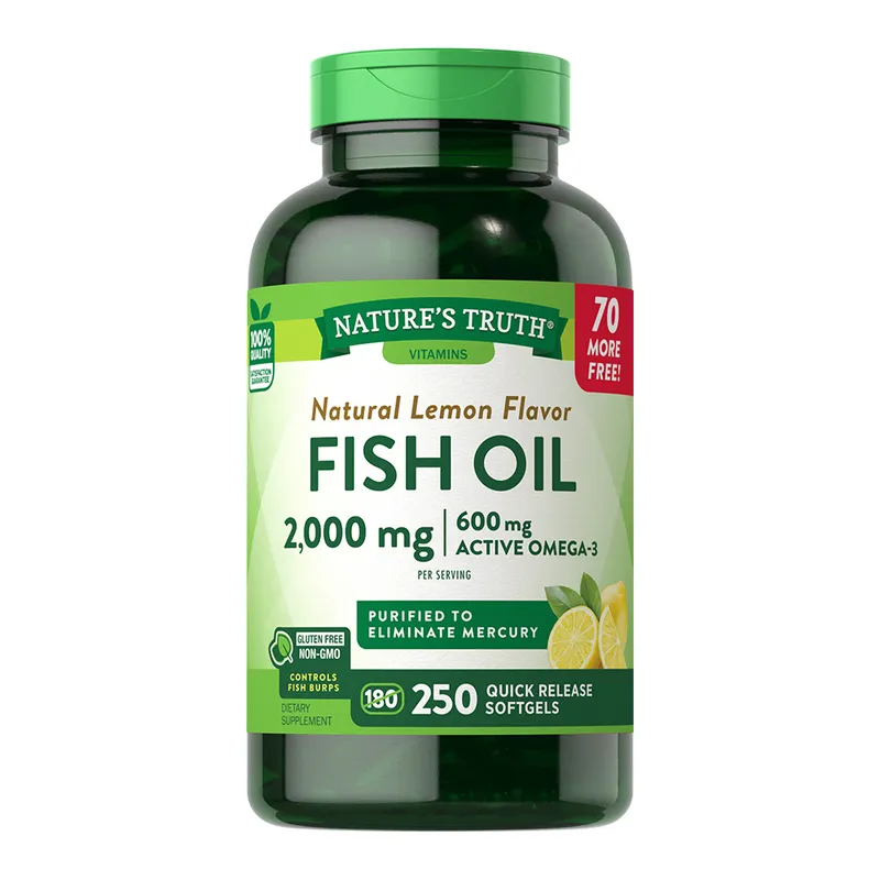 NATURE'S TRUTH - Fish Oil 2000mg Omega 3 250 Softgels Nature's Truth