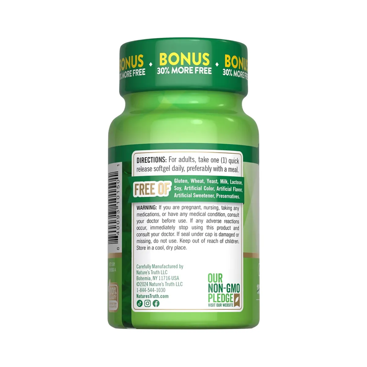 NATURE'S TRUTH - Vitamina D3 1000 IU 25 mcg 130 Softgels Nature's Truth