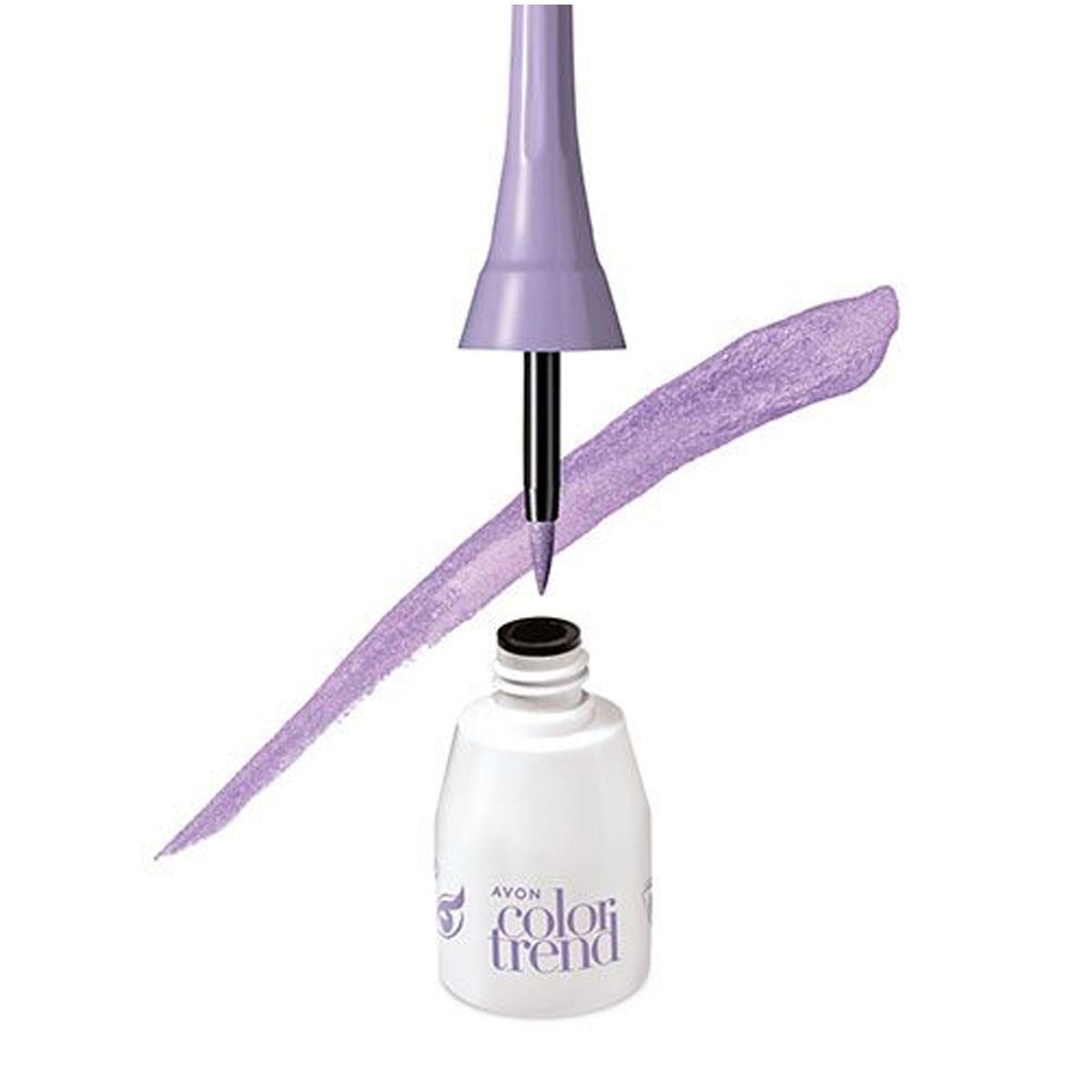 AVON - Delineador Líquido Ojos Morado Pastel Color Trend