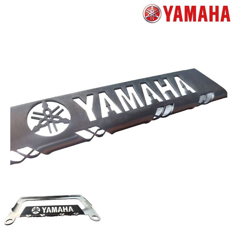 GENERICO - Portaplaca de Acero Yamaha Portaplaca para motos