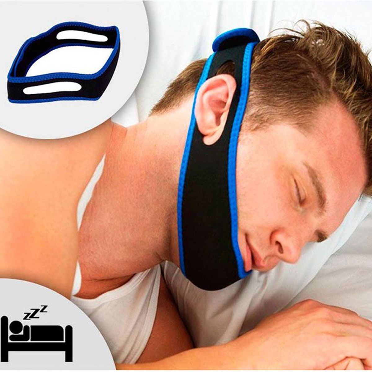 MEGIMPERU - Banda 3 en 1 Antironquido Antiflacidez Papada