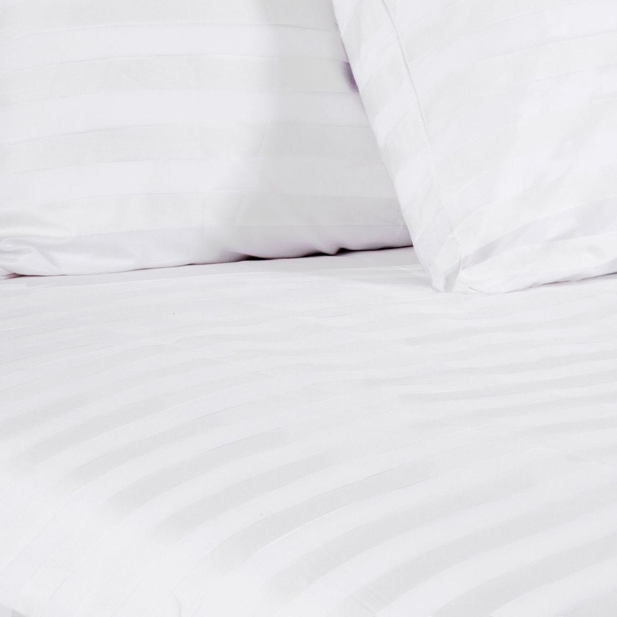 COBITEX HOME - Funda De Almohada 300 hilos Lisa Blanca Satinada 1 plz 100% Algodón