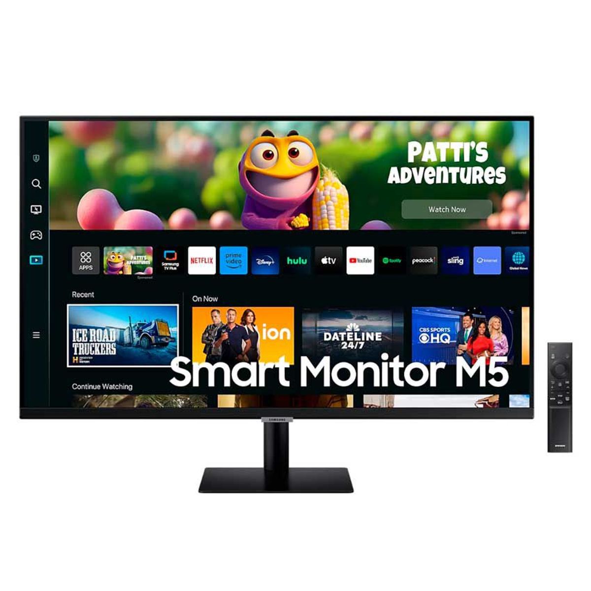 SAMSUNG - Monitor Samsung 32” Inteligente M5 LS32CM502ELXPE Full HD Apps Wifi