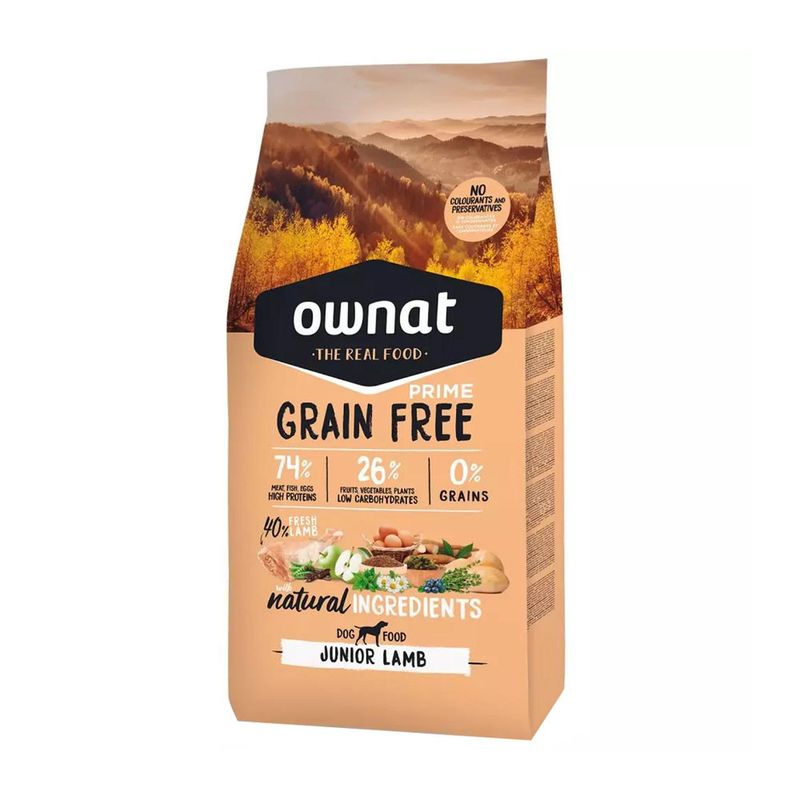 GENERICO - Ownat Prime Libre de Granos Junior Sabor Cordero 3kg