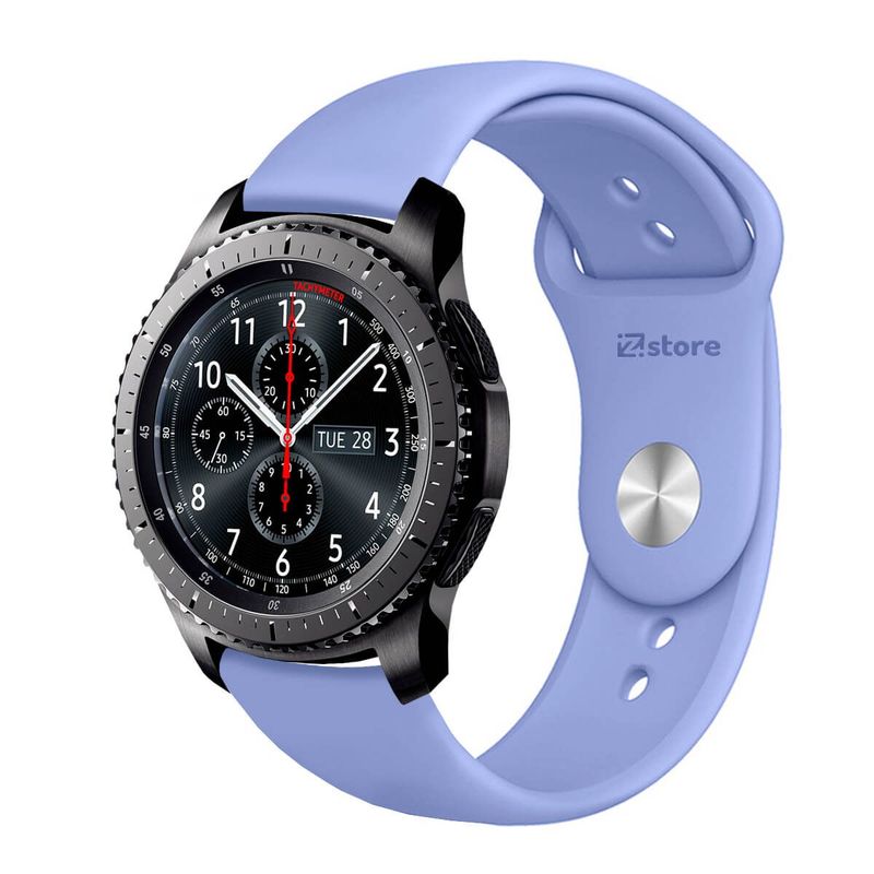 GENERICO - Correa Compatible Con Samsung Galaxy Gear S3 Frontier Lavanda Broche 22mm