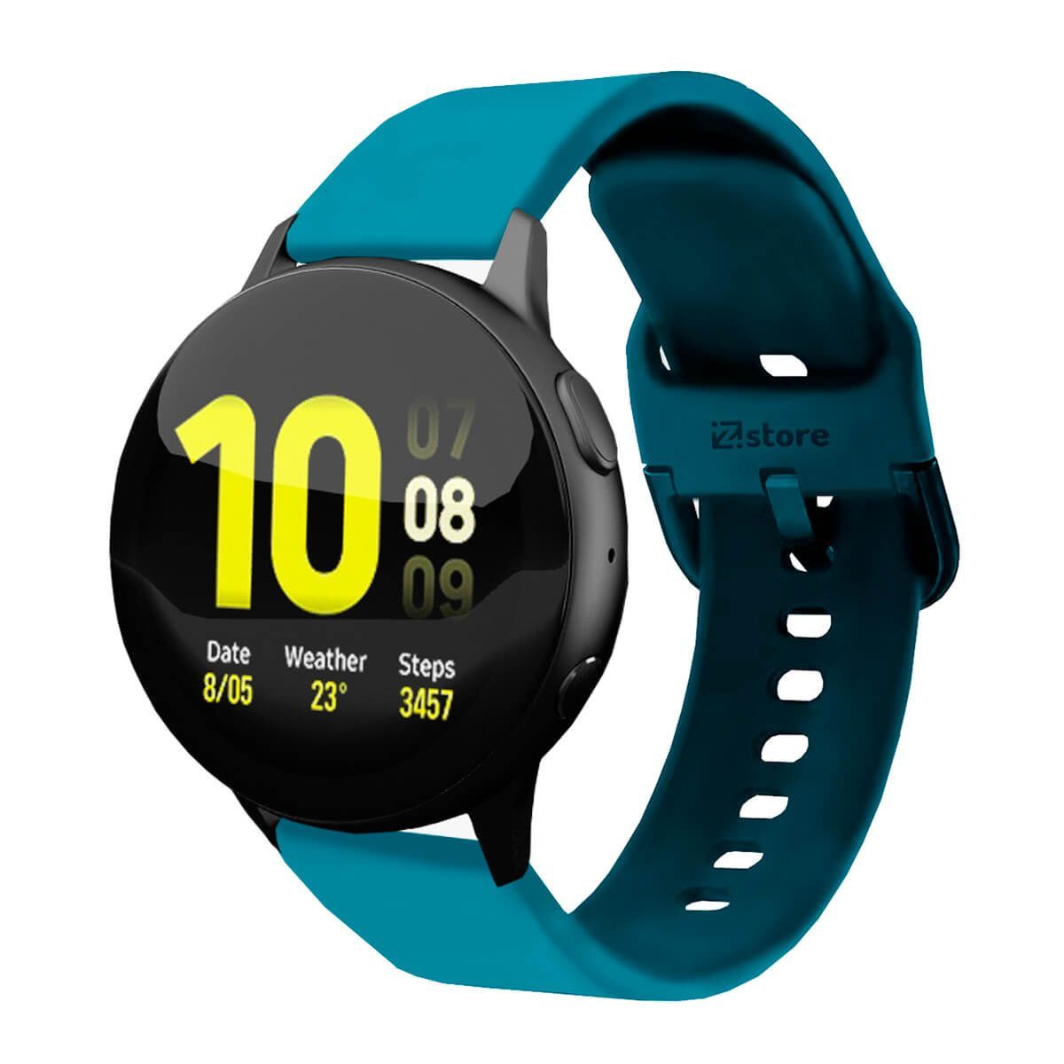 GENERICO - Correa Compatible Con Samsung Galaxy Watch Active 2 Azul Turquesa