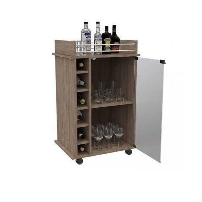 GENERICO - Bar botellero - la casa del mueblero - castaño