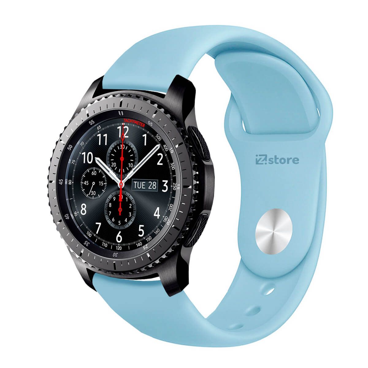 GENERICO - Correa Compatible Con Samsung Galaxy Gear S3 Classic Celeste Cielo