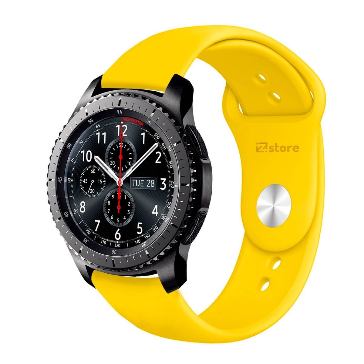 GENERICO - Correa Compatible Con Samsung Galaxy Gear S3 Classic Amarillo