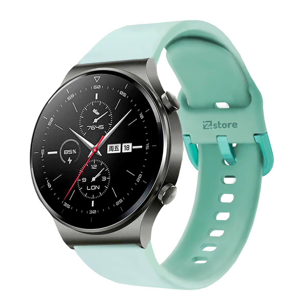 GENERICO - Correa Compatible Con Huawei Watch GT2 Pro Verde Esmeralda