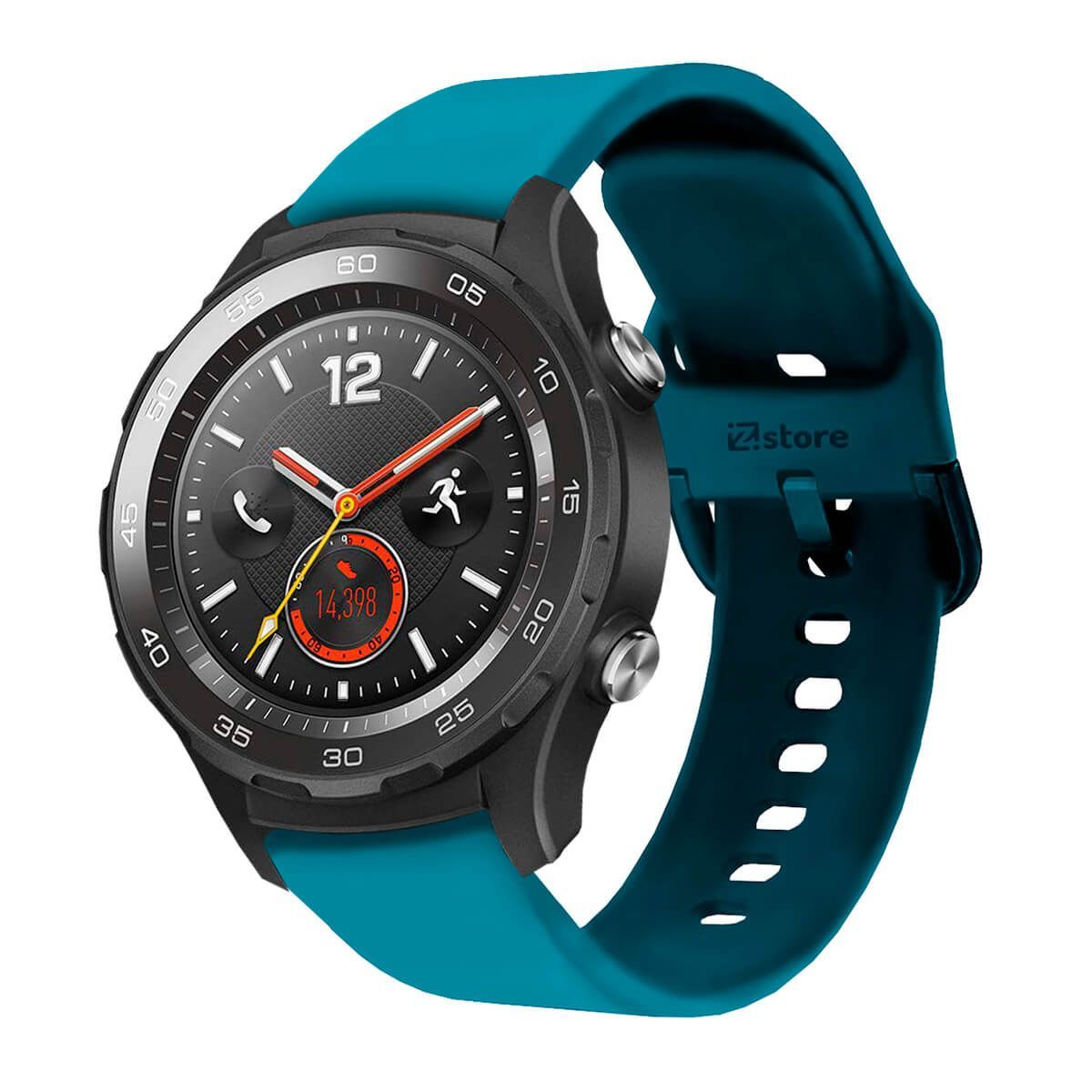 GENERICO - Correa Compatible Con Huawei Watch 2 Classic Azul Turqueza