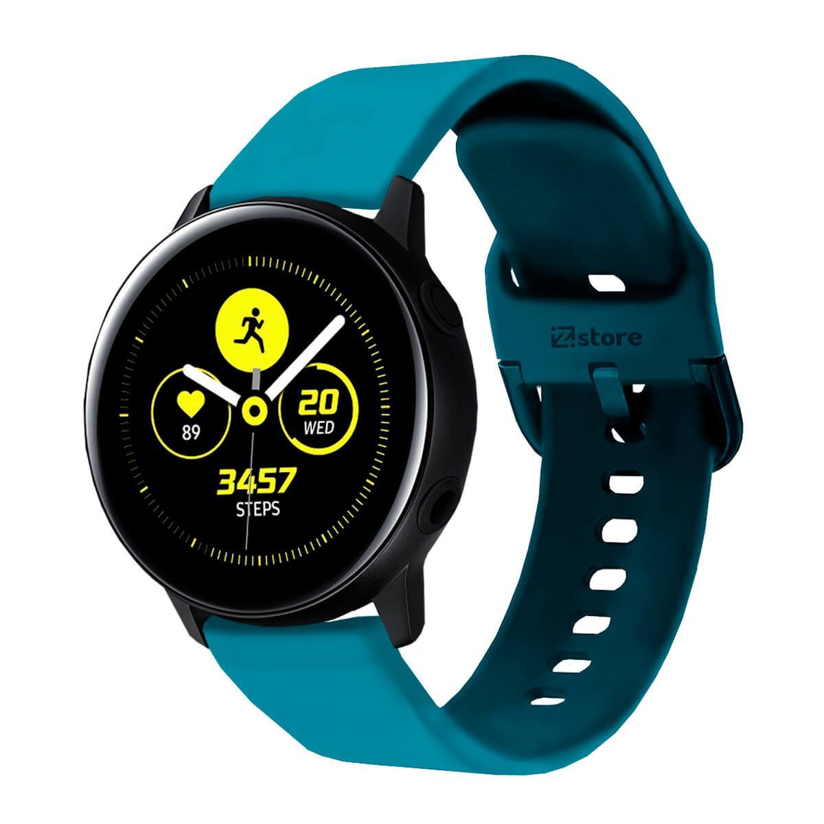 GENERICO - Correa Compatible Con Samsung Galaxy Watch Active Azul Turquesa