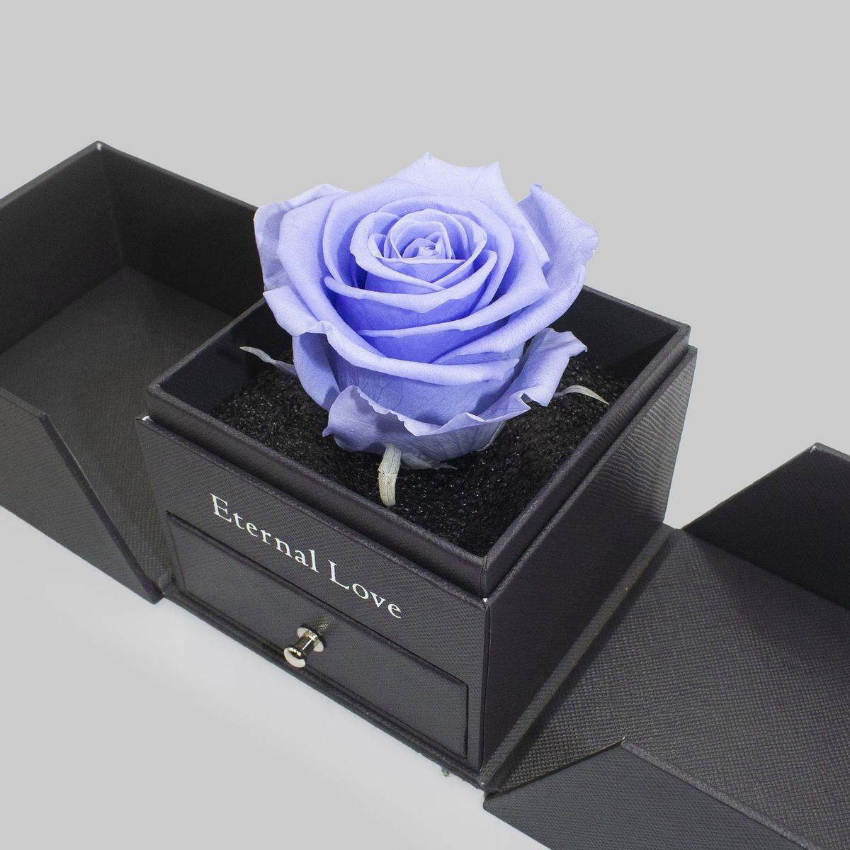 AIROSA - ROSAS PRESERVADAS - AIROSA  Rosa eterna preservada - color lavanda - joyero
