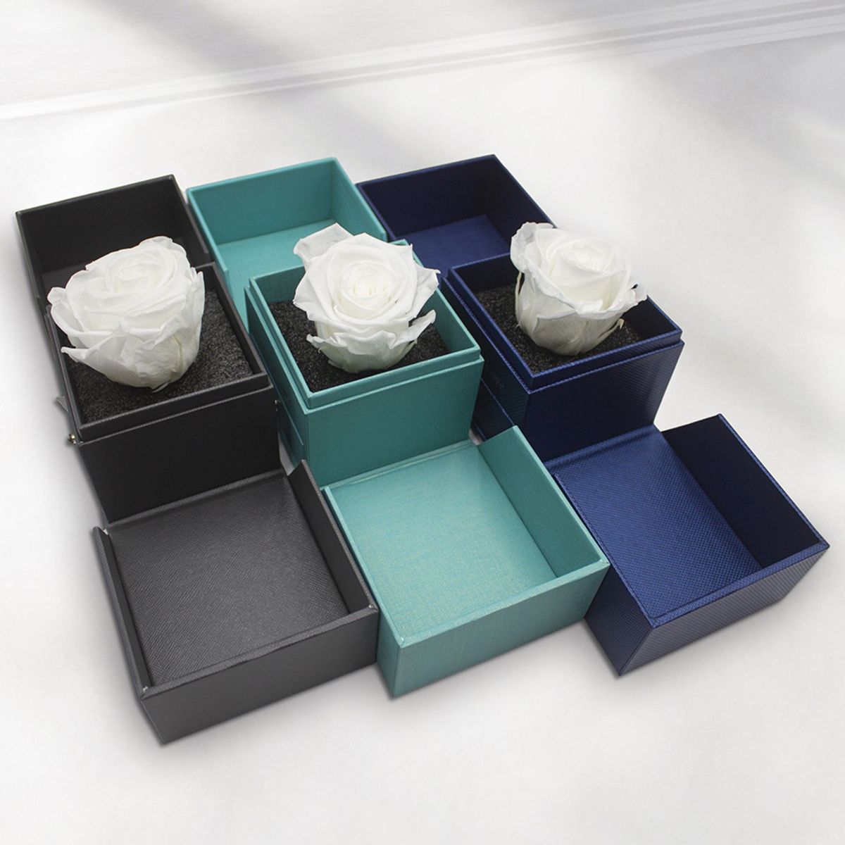 AIROSA - ROSAS PRESERVADAS - AIROSA  Rosa eterna preservada color blanco