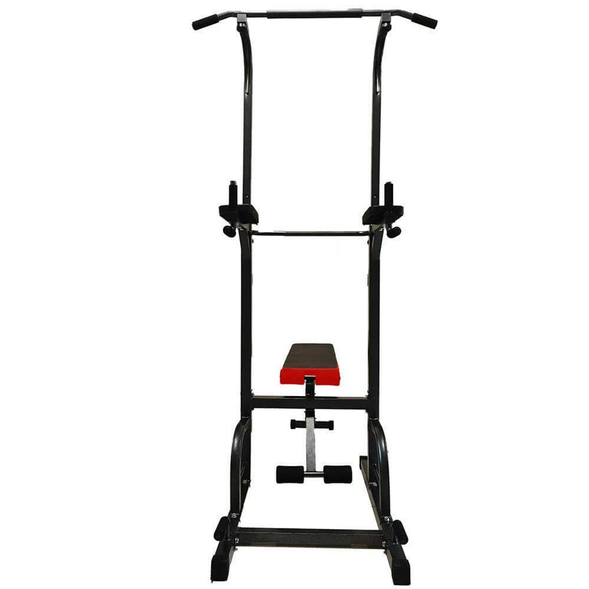 ULTIMATE FITNESS - Máquina Est Dominadas Paralelas Multif Torre Elite con Banca