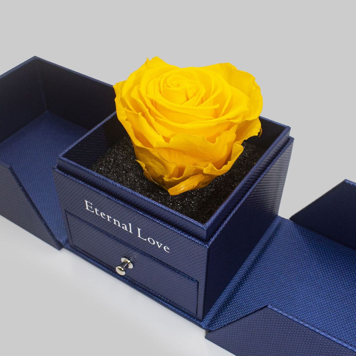 AIROSA - ROSAS PRESERVADAS- AIROSA  Rosa eterna preservada - color amarillo - joyero