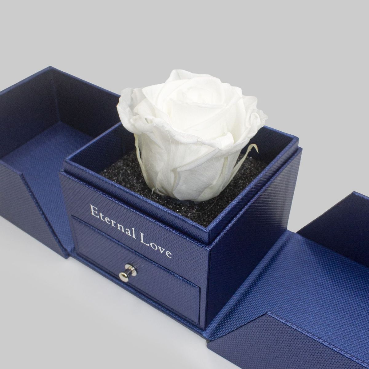 AIROSA - Rosa Eterna Preservada - Color Blanco - Joyero