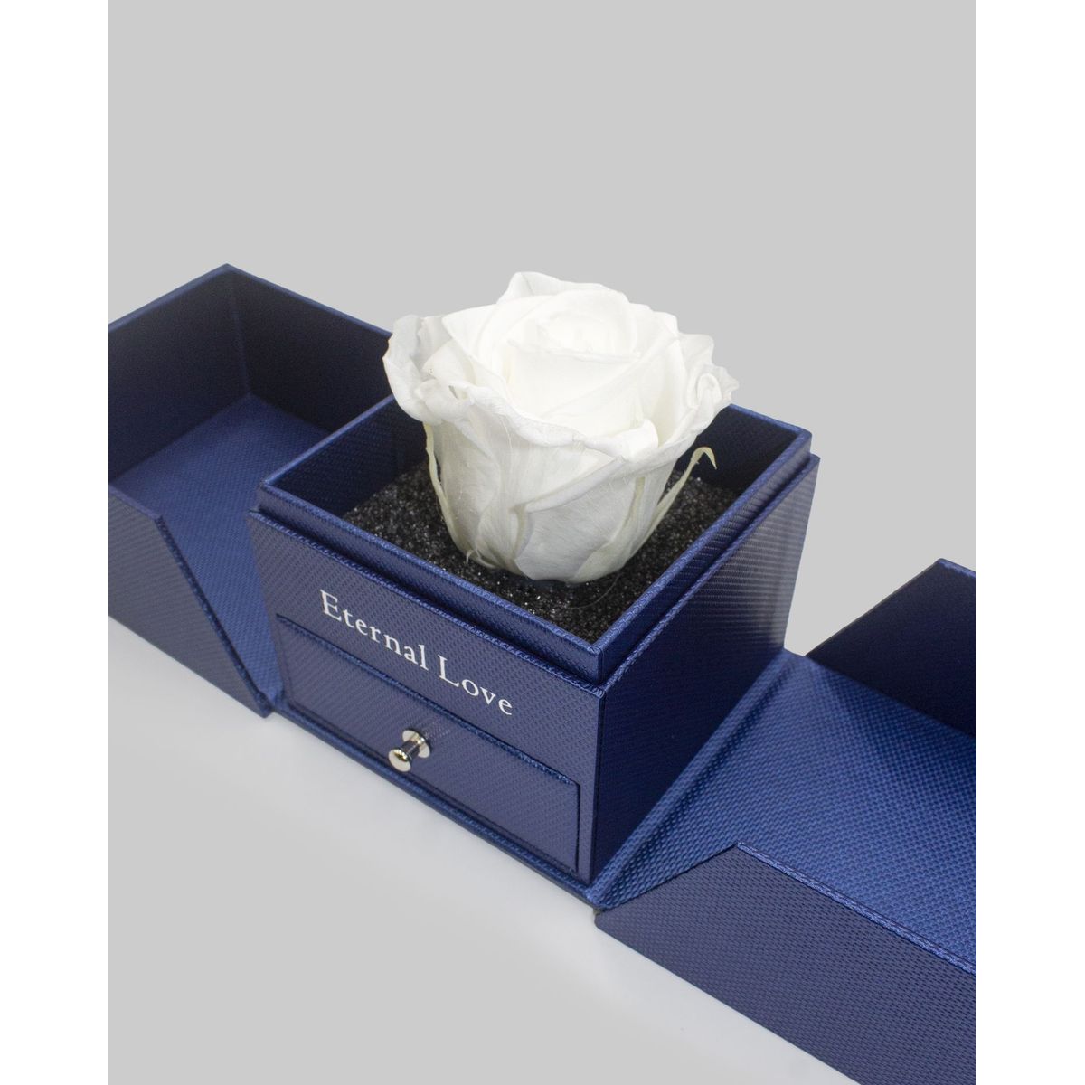 AIROSA - Rosa Eterna Preservada - Color Blanco - Joyero
