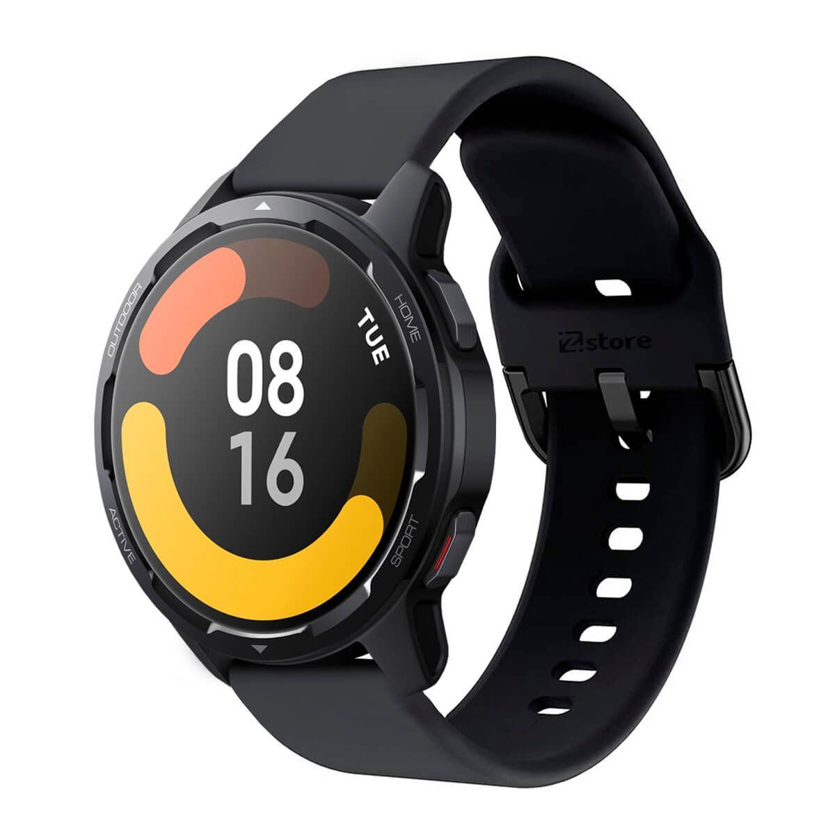 GENERICO - Correa Compatible Con Xiaomi Watch S1 Active Negro Hebilla 22mm