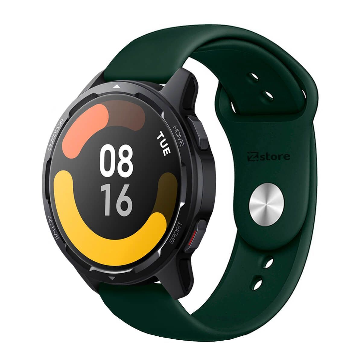 GENERICO - Correa Compatible Con Xiaomi Mi Watch S1 Active Verde Oscuro Broche