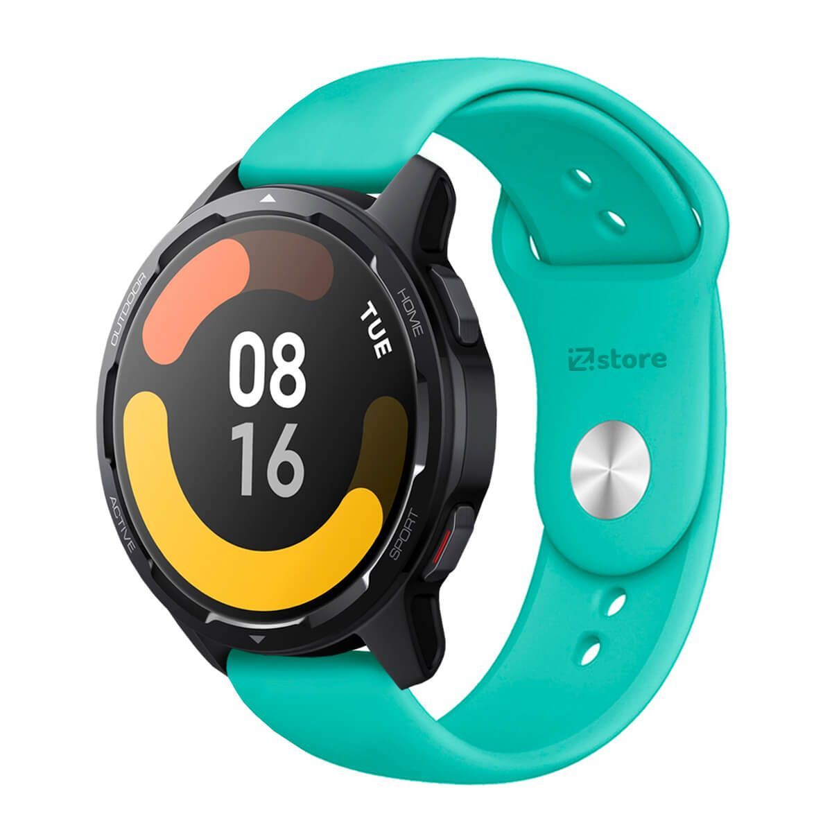 GENERICO - Correa Compatible Con Xiaomi Mi Watch S1 Active Verde Esmeralda Broche