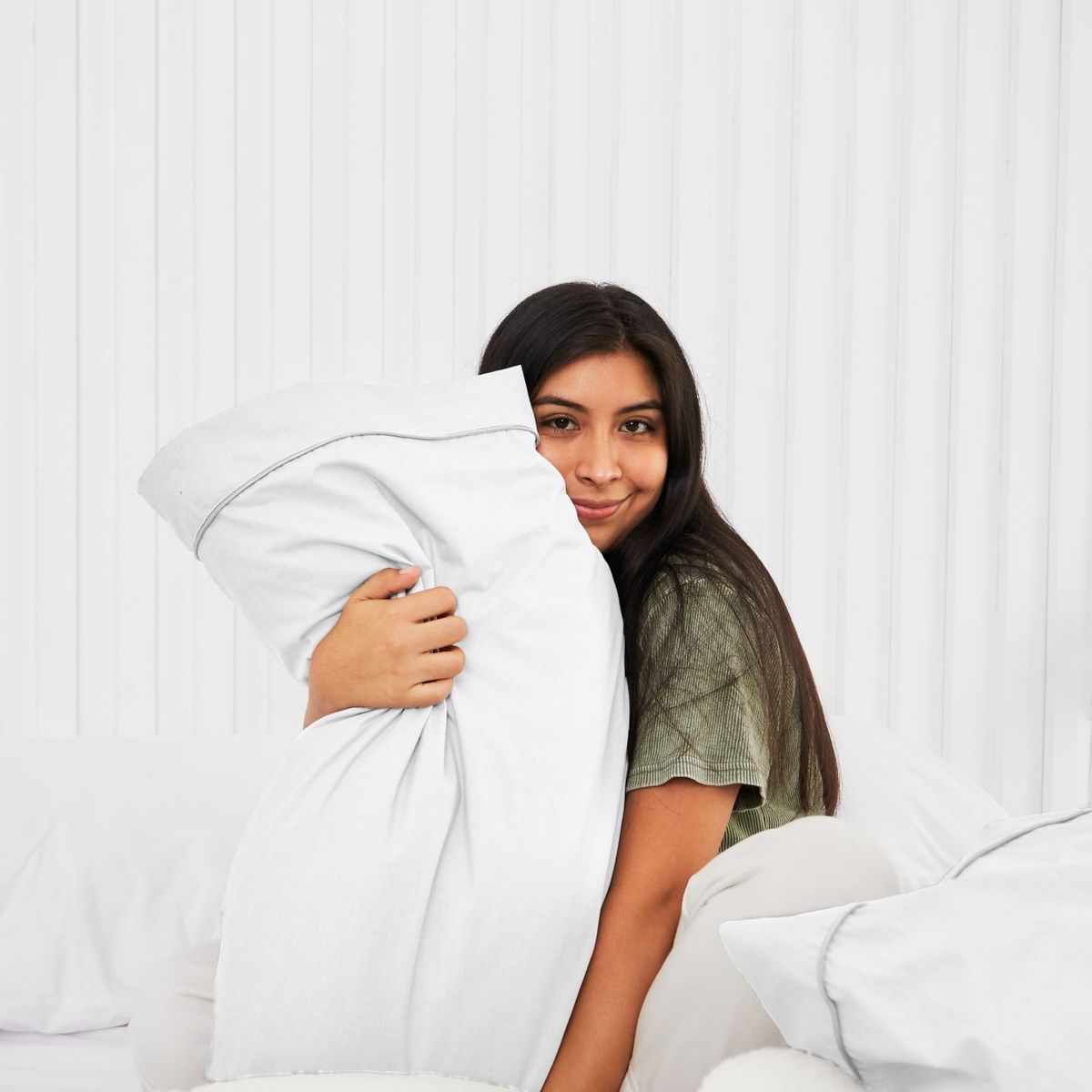 COBITEX HOME - Fundas De Almohada 400 hilos Lisas Blancas King 100% Algodón