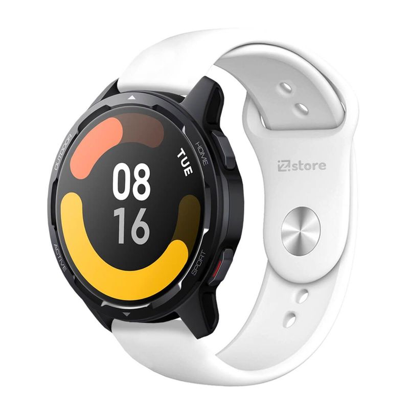 GENERICO - Correa Compatible Con Xiaomi Mi Watch S1 Active Blanco Broche 22mm
