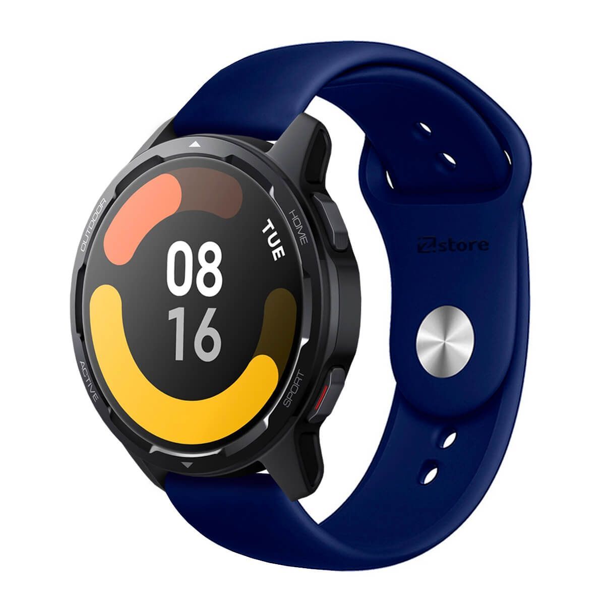 GENERICO - Correa Compatible Con Xiaomi Mi Watch S1 Active Azul Oscuro Broche