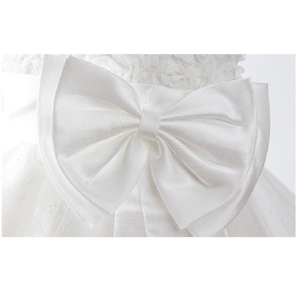 GENERICO - Vestido Niña Blanco Little Girl Cloud - Genieka