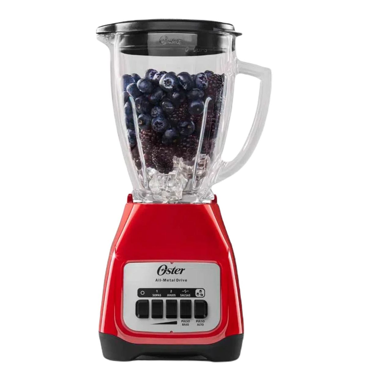 OSTER - LICUADORA BLSTKAG-RPB-053 OSTER 2 VELOCIDADES 1.5L ROJO
