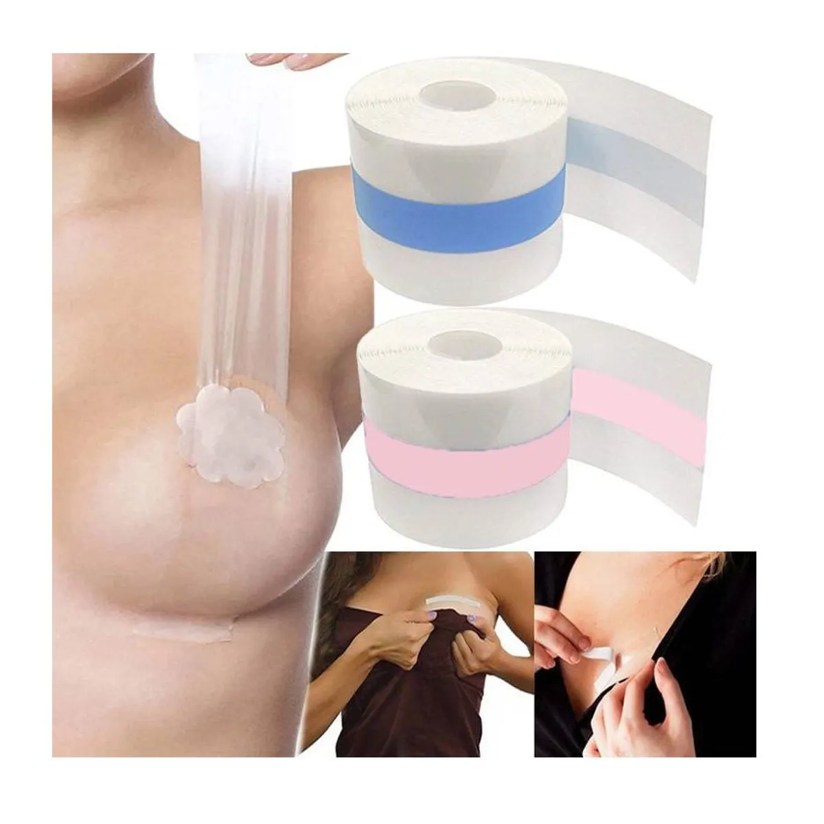 GENERICO - Boob Tape Cinta Levanta Senos Invisible de 5 Metros