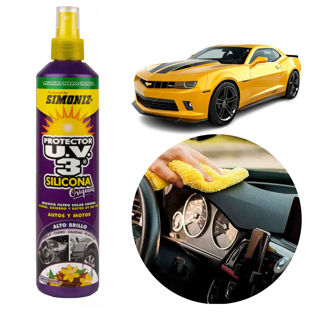 SIMONIZ - Silicona Simoniz UV3 300ml Picadura TB