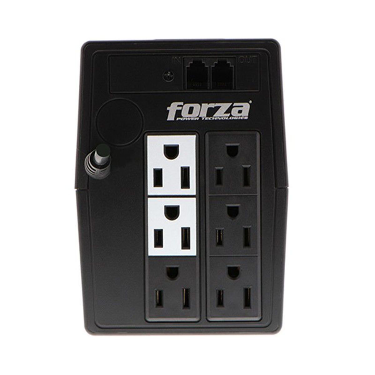 FORZA - UPS interactiva 500VA/250W, 6 slds, inver, torre comp-220V