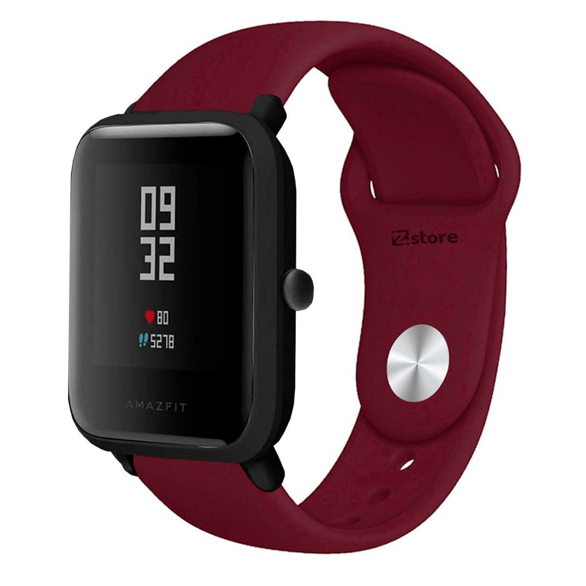 GENERICO - Correa Compatible Con Amazfit Bip Vino Broche 20mm