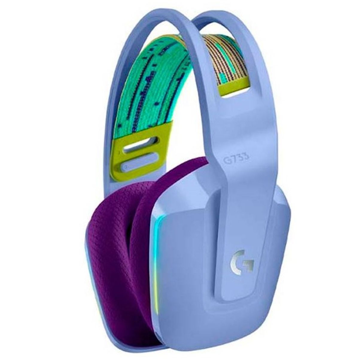 LOGITECH - Audifono Gamer Logitech G733 Lightspeed Lila