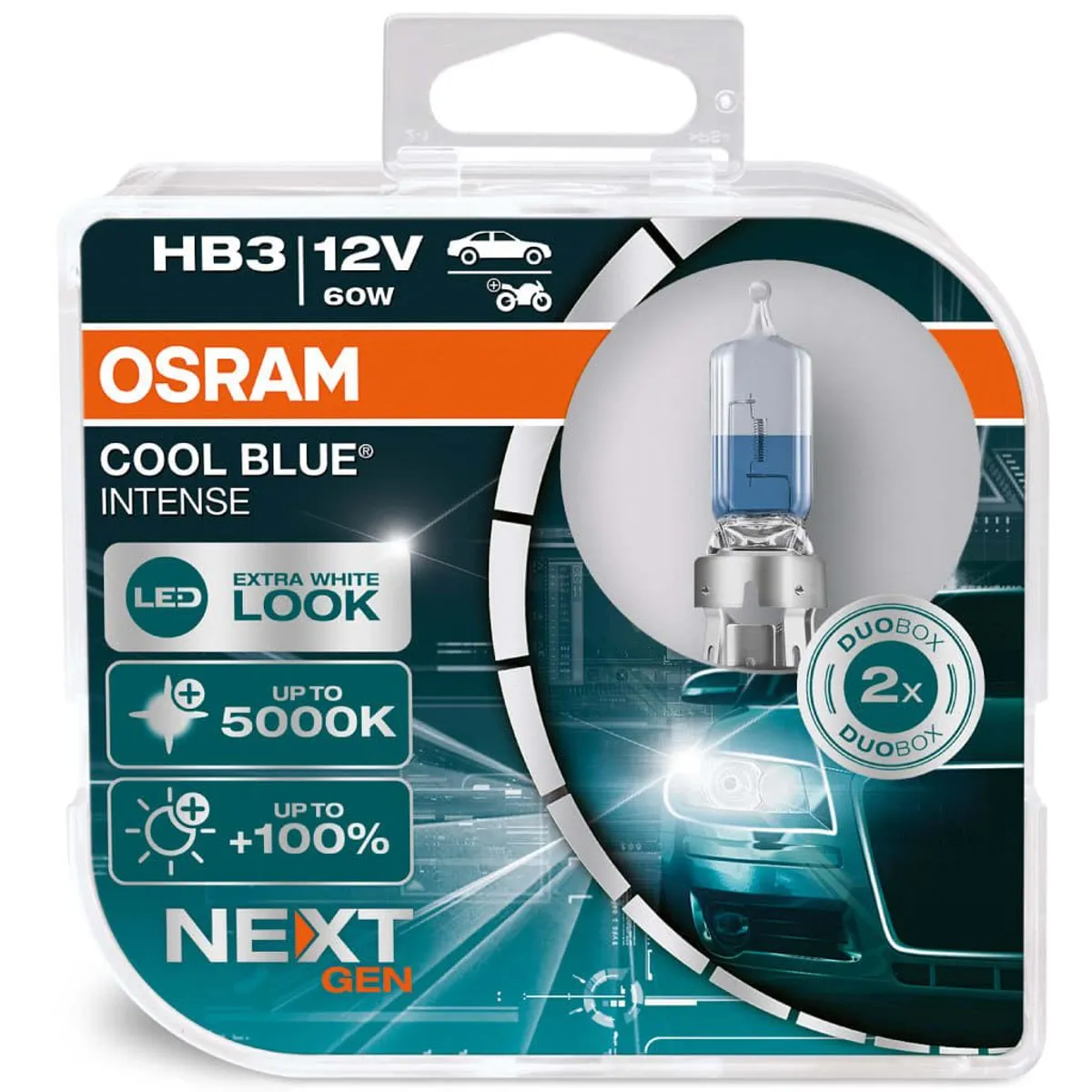 OSRAM - Foco Osram HB3 9005 Cool Blue Intense Next Gen