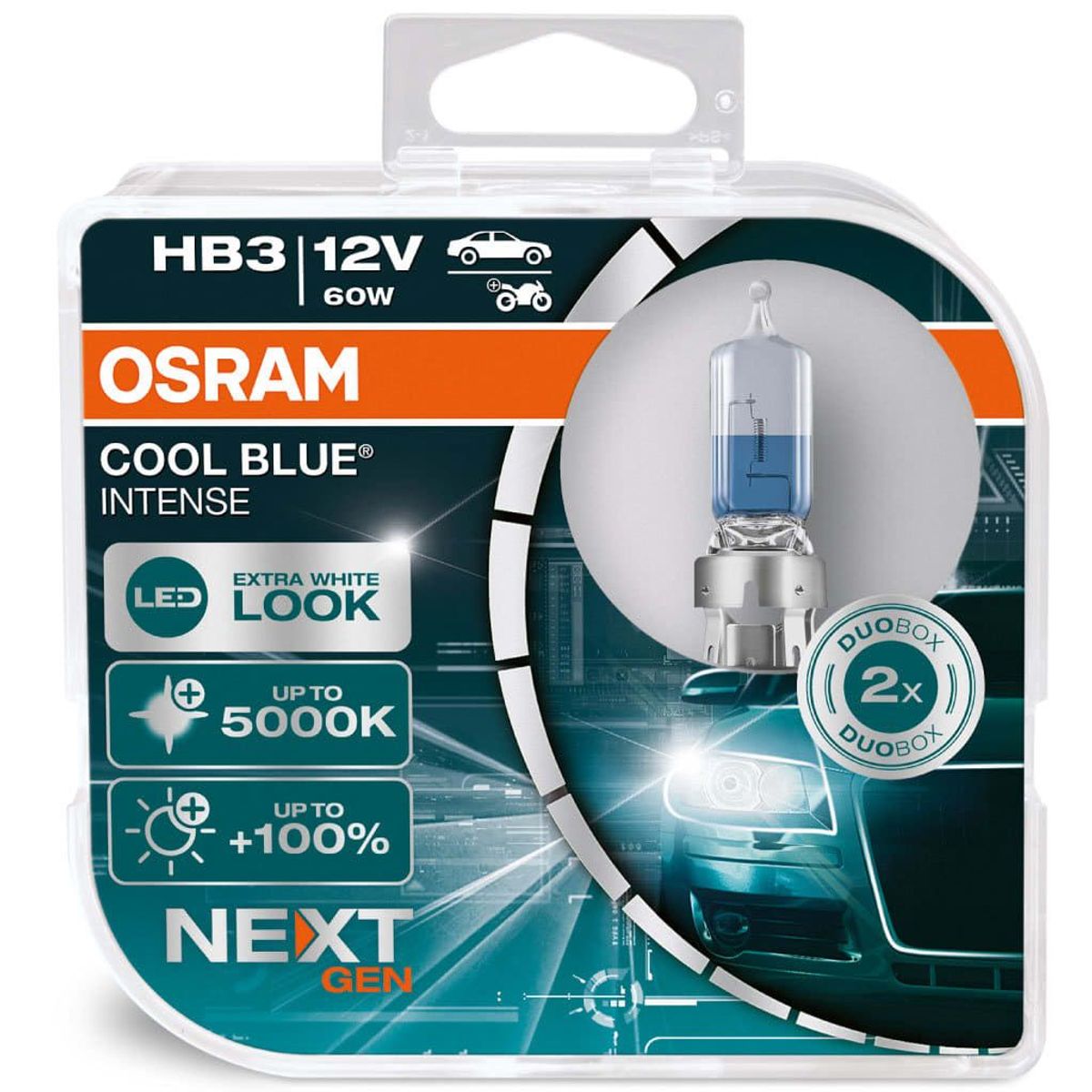 OSRAM - Foco Osram HB3 9005 Cool Blue Intense Next Gen