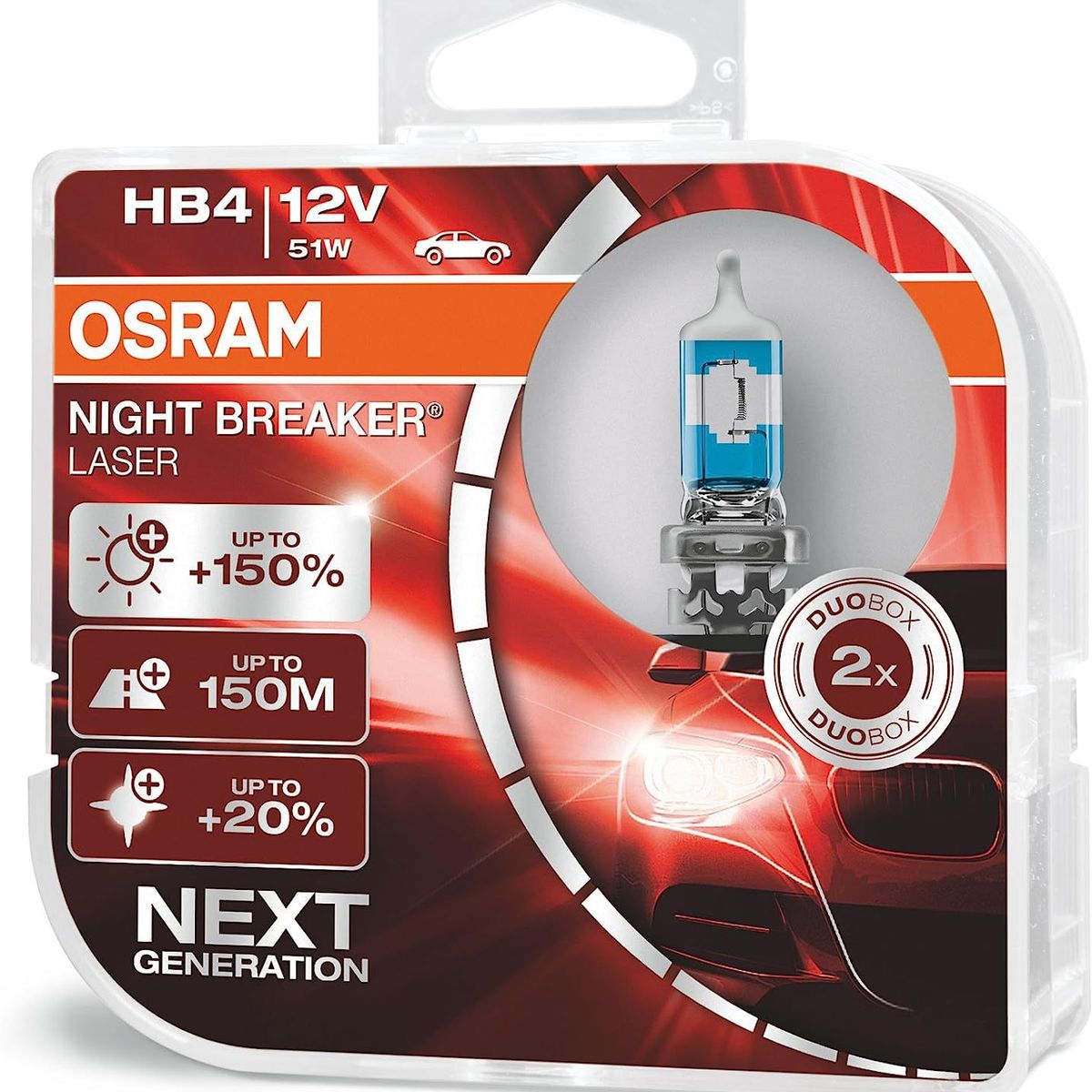 OSRAM - Foco Osram HB4 9006 Night Breaker Láser